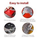 Aluminum Engine Mount Bracket for Mini Bikes