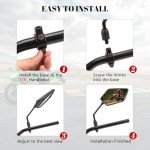 Universal 360° Adjustable ATV Rearview Mirrors