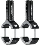 VAZESWIN 2PCS Aluminium Alloy Light Bar Mounts, Sturdy CNC Machined Fog Light Mounts for Motorcycle ATV UTV, Horizontal & Vertical Adjustable Tube Clamp Mounting Brackets for 1.38"-2.44" Roll Cage