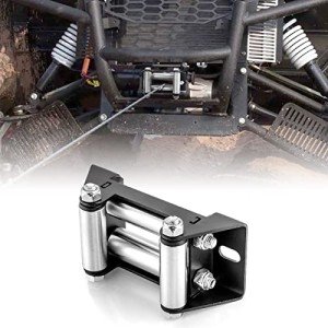 WeiSen 4-Way Winch Roller Fairlead for ATVs
