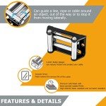 WeiSen 4-Way Winch Roller Fairlead for ATVs