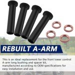 HNeekyr Front Suspension A-Arm Bushing Kit for ATVs