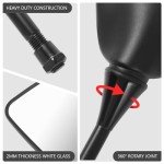 ATV Side View Mirrors for 7/8" Handlebars