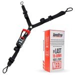 Heavy-Duty 3-Point Tire Ratchet Tie-Down Strap