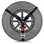 Heavy-Duty 3-Point Tire Ratchet Tie-Down Strap