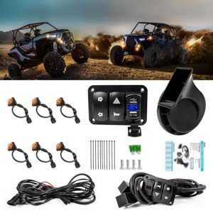 Universal UTV Front Turn Signal Kit with Horn