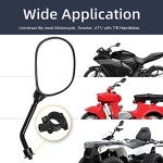 Universal Adjustable 360° Side Rearview Mirror for ATVs