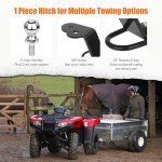 3-Way Hitch Adapter for ATV/UTV with Ball