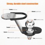 3-Way Hitch Adapter for ATV/UTV with Ball