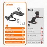 3-Way Hitch Adapter for ATV/UTV with Ball