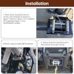 ATV Winch Mount for Polaris Sport ATVs