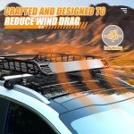 MaxxHaul Steel Roof Rack Cargo Carrier Basket