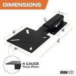 Hitch Mount Vise Plate for Trucks and Trailers