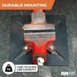 Hitch Mount Vise Plate for Trucks and Trailers