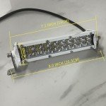 7" Waterproof LED Light Bar for ATV/UTV/RV