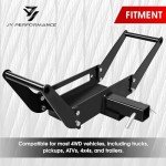 JY Performance Foldable Winch Mount Plate 8000-13000 lbs