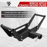 JY Performance Foldable Winch Mount Plate 8000-13000 lbs