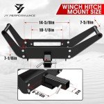 JY Performance Foldable Winch Mount Plate 8000-13000 lbs