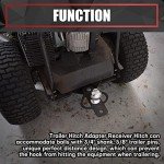 3-Way Trailer Hitch Adapter for ATV and Lawn Mower