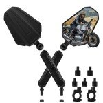 Universal ATV Adventure Mirror with Vibration-Free Design