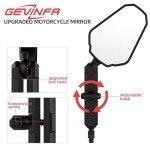 Universal ATV Adventure Mirror with Vibration-Free Design