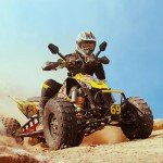 Universal ATV Adventure Mirror with Vibration-Free Design