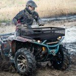 Universal ATV Front Cargo Basket with Mesh Design