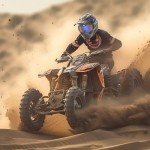 Adjustable Crossbody Goggles with Face Mask for ATV