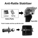 OKLEAD Heavy Duty Hitch Cargo Carrier 500 lbs