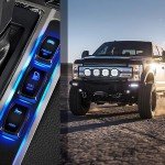 Nilight 5 Pin LED Rocker Switch for ATVs & More