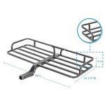 Heavy-Duty ATV Cargo Carrier for 2" Hitches