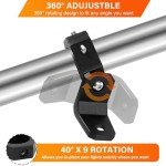 360° Rotating Light Bar Mounts for Roll Cages