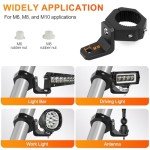 360° Rotating Light Bar Mounts for Roll Cages