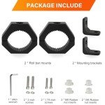 360° Rotating Light Bar Mounts for Roll Cages