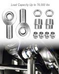1.25” Heim Joint Rod End Kit with Adapters