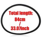 SOAJEE 2-Pack CVT Drive Belts for GY6 ATVs