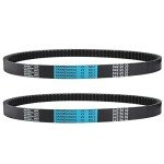 SOAJEE 2-Pack CVT Drive Belts for GY6 ATVs