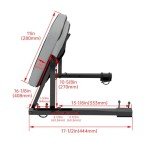 Adjustable ATV Backrest Cushion - Universal Fit