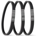 3-Pack Go Kart Drive Belts for Torque Converters