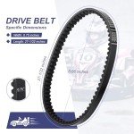 3-Pack Go Kart Drive Belts for Torque Converters