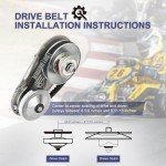 3-Pack Go Kart Drive Belts for Torque Converters