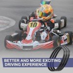 3-Pack Go Kart Drive Belts for Torque Converters