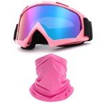 Immoono ATV Off-Road Riding Goggles with Neck Gaiter