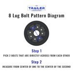 7k TK Trailer Axle for Utility/ATV/Cargo