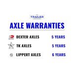 7k TK Trailer Axle for Utility/ATV/Cargo