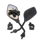 360° ATV Rear View Mirror with Handlebar Mount