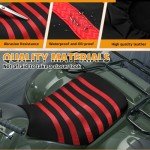 Heavy Duty Black ATV Seat Cover for Honda Rancher