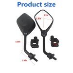 360° ATV Rear View Mirror with Handlebar Mount
