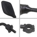 360° ATV Rear View Mirror with Handlebar Mount