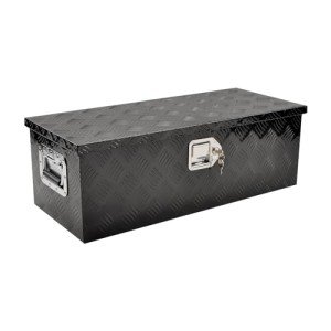 30" Black Aluminum Tool Box for ATV Storage